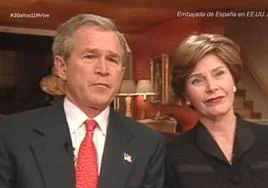La entrevista a George Bush un día después del 11-M no emitida por TVE: «Yo no descartaría a nadie»