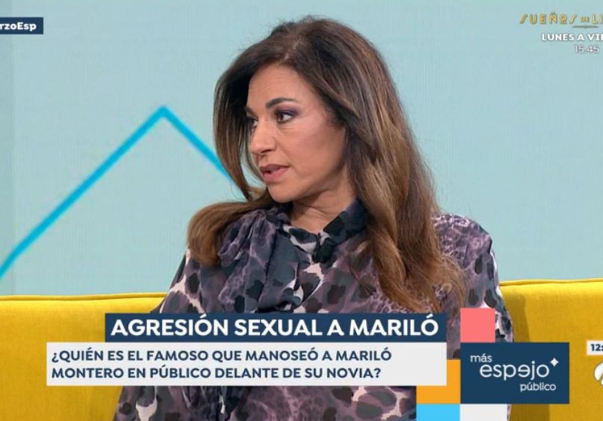 Mariló Montero ahora dice que no sufrió una agresión sexual: «No voy a  denunciar que me hayan agarrado el culo»