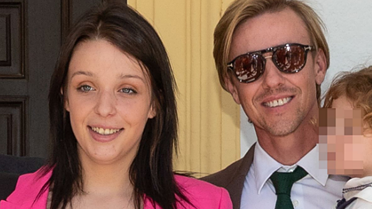 Zayra con su padre, Guti