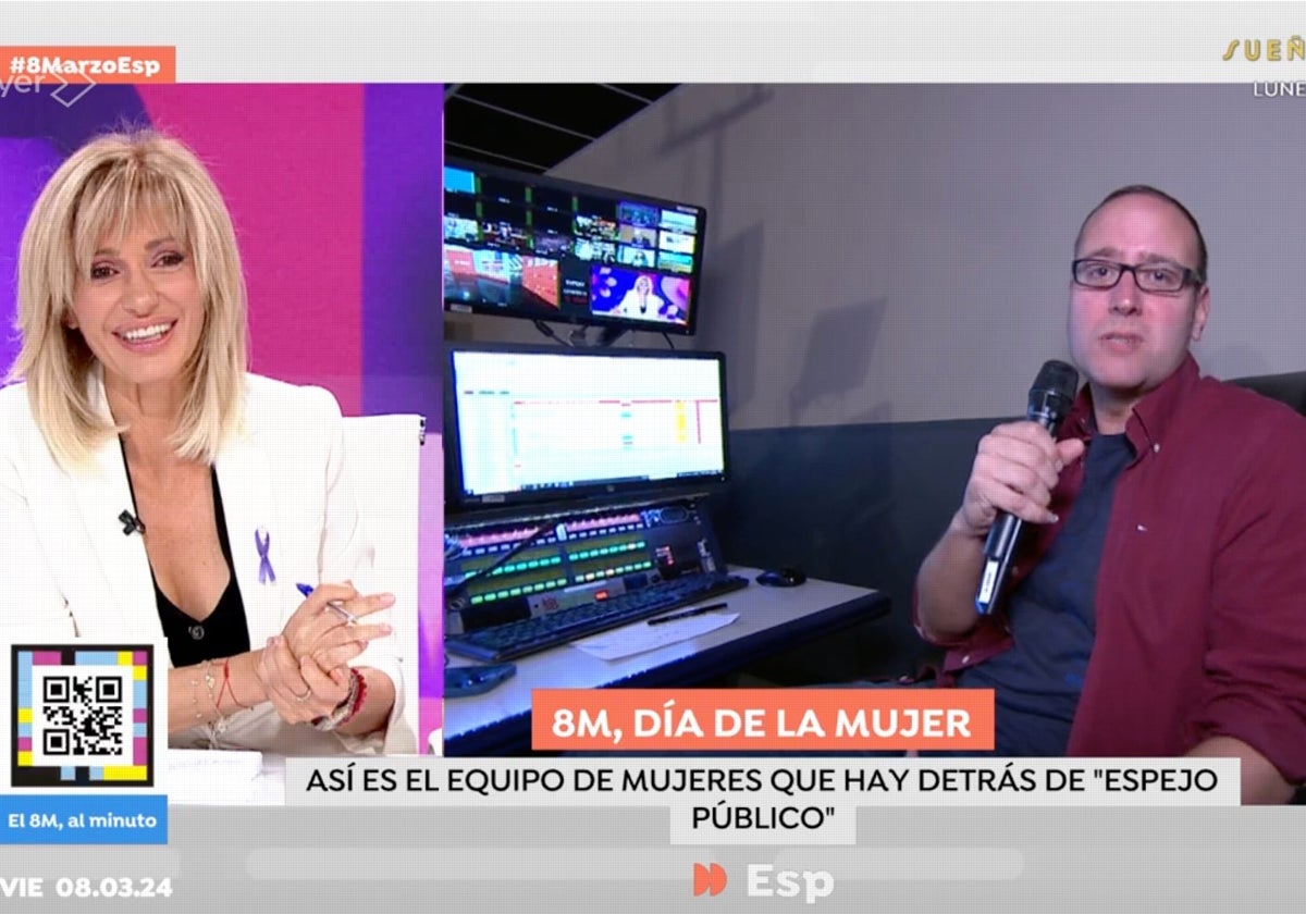 Jorge Gallardo, director adjunto de 'Espejo Público', ha confesado a la audiencia cómo es Susanna Griso.