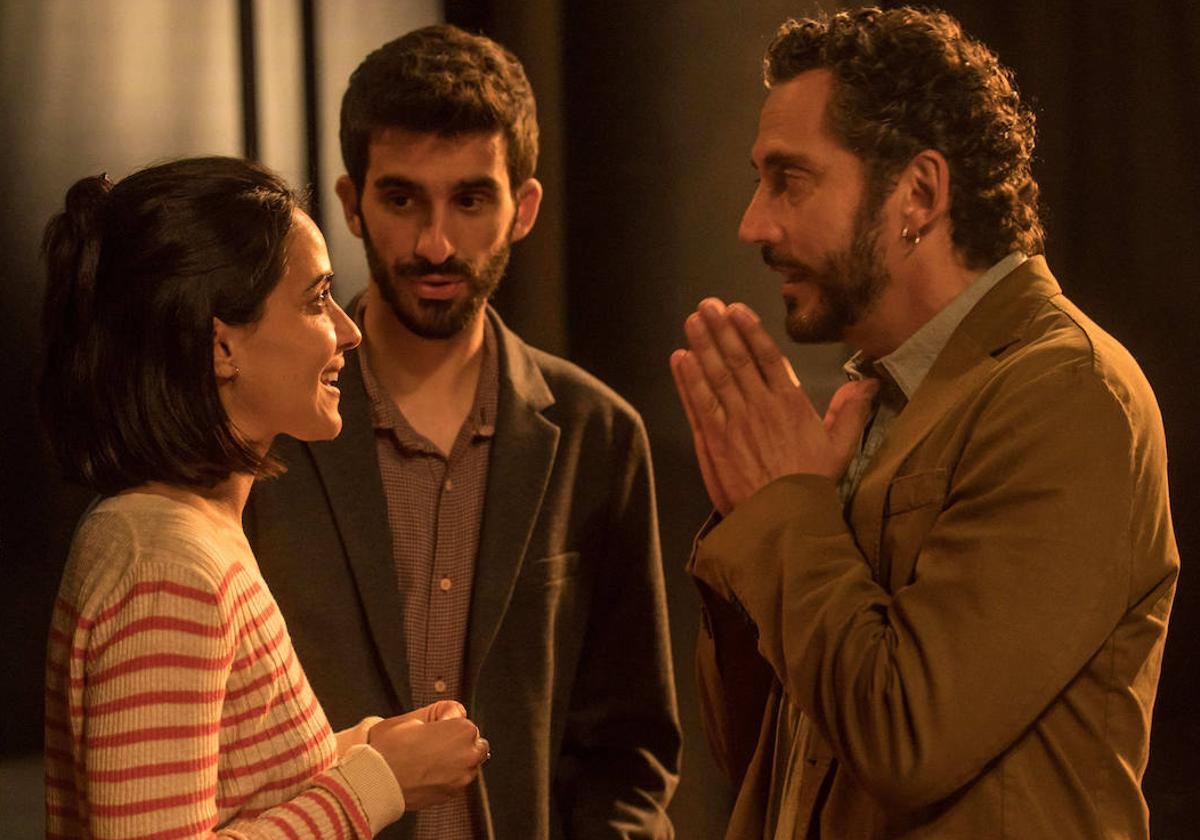 Macarena García, Paco León y Lalo Tenorio