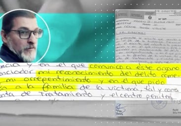 El 'rey del cachopo' admite por primera vez en una carta haber matado a su novia