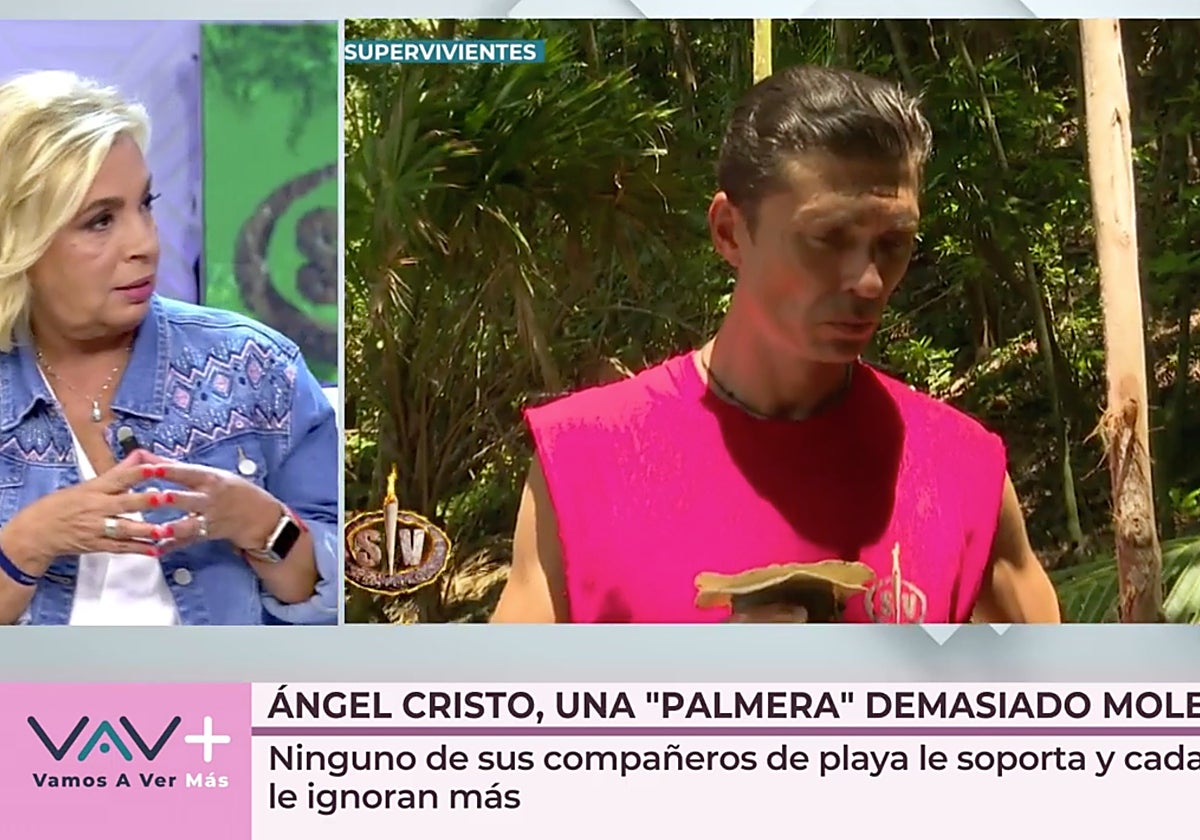 Carmen Borrego se ha despachado a gusto contra Ángel Cristo desde 'Vamos a ver'.