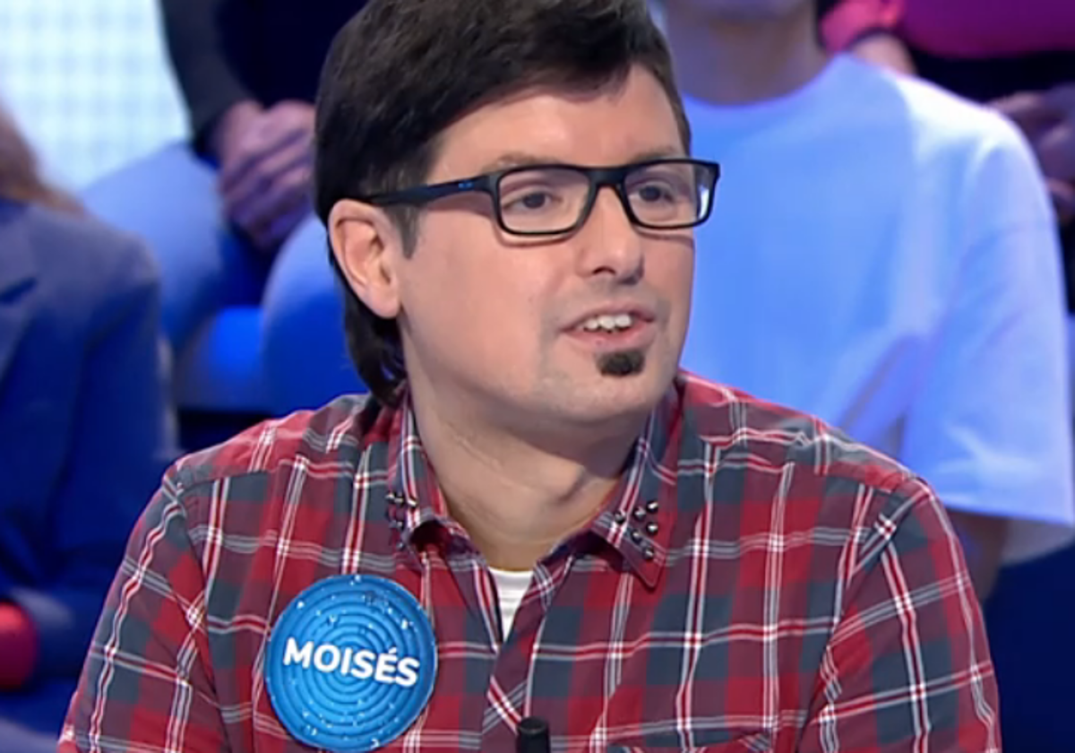 Moisés Laguardia, en su último programa de 'Pasapalabra'