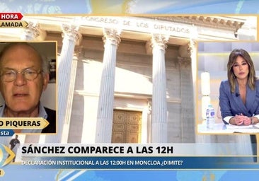 Pedro Piqueras regresa a Telecinco para 'mojarse' por Pedro Sánchez: «No nos lo merecemos»