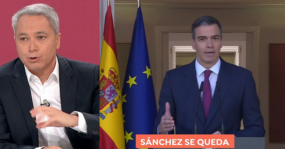 Vicente Vallés recrimina a Pedro Sánchez la dejación de funciones y le  retrata: «No le importa»