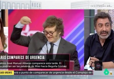 Juan del Val dice alto y claro lo que opina de Milei tras sus palabras sobre la mujer de Sánchez