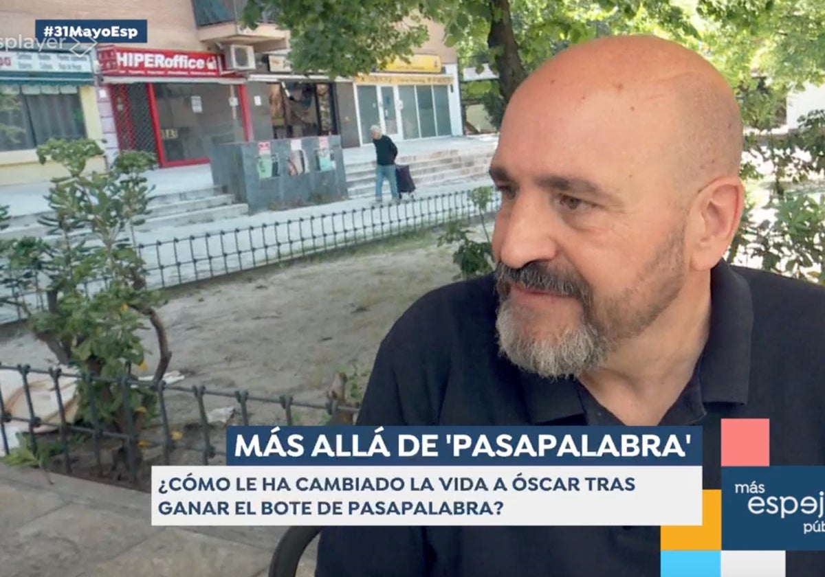 Óscar Díaz, ganador de 'Pasapalabra', ha estado en 'Espejo Público'.