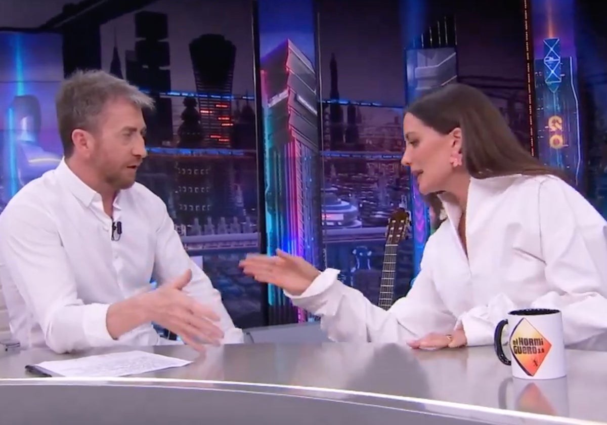 La actriz María Hervás en 'El Hormiguero'