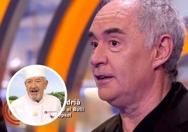 Ferran Adrià define con una palabra a Karlos Arguiñano y se posiciona sobre 'MasterChef': «Gente llorando»