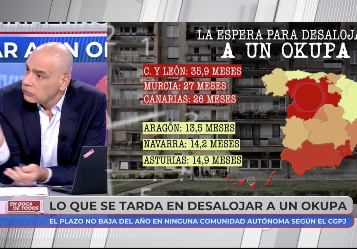 Nacho Abad, presentador de 'En boca de todos', ha revelado que fue víctima de la okupación.