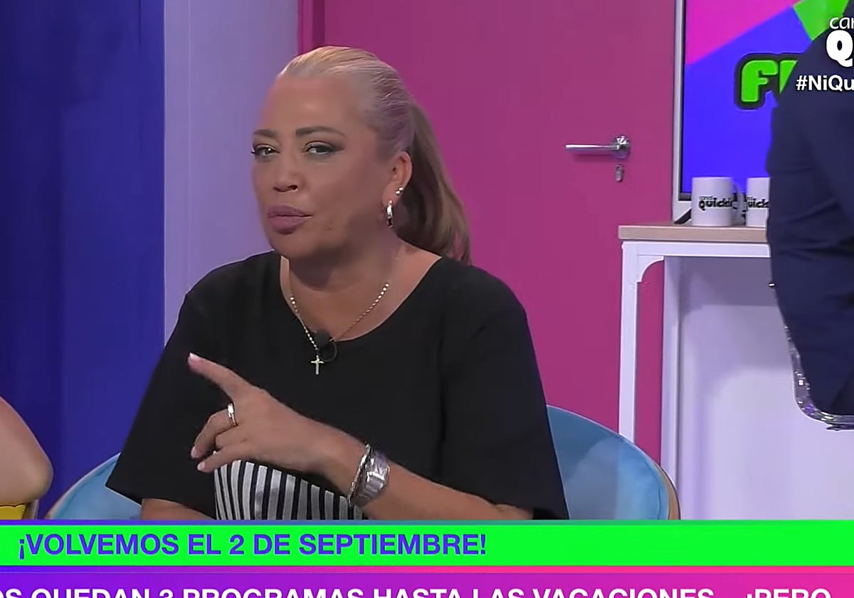 Belén Esteban ha revelado  en 'Ni que fuéramos' el altercado que tuvo con un jefe de Mediaset.