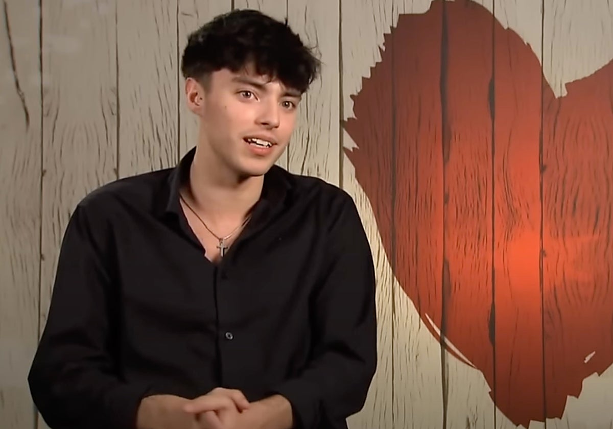 Andrés durante su cita de 'First Dates'