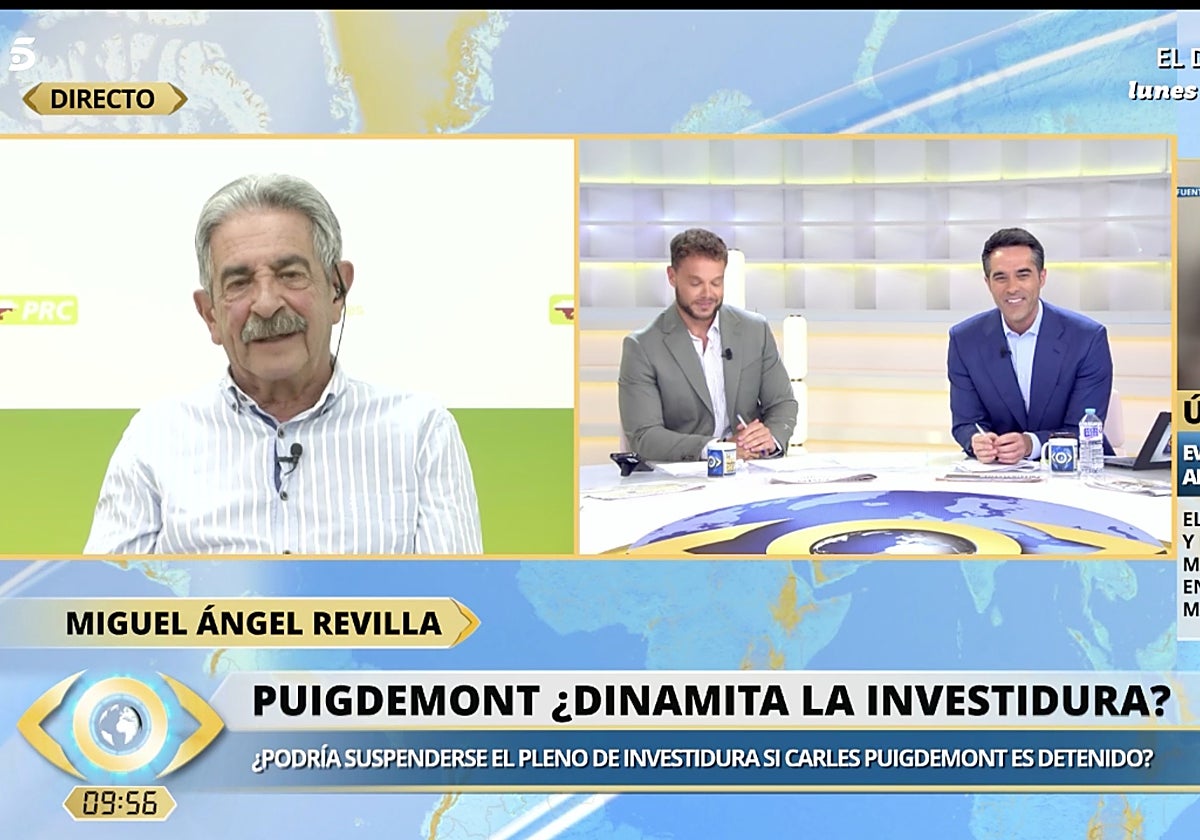 Miguel Ángel Revilla ha tenido un divertido final de entrevista en 'La mirada crítica'.