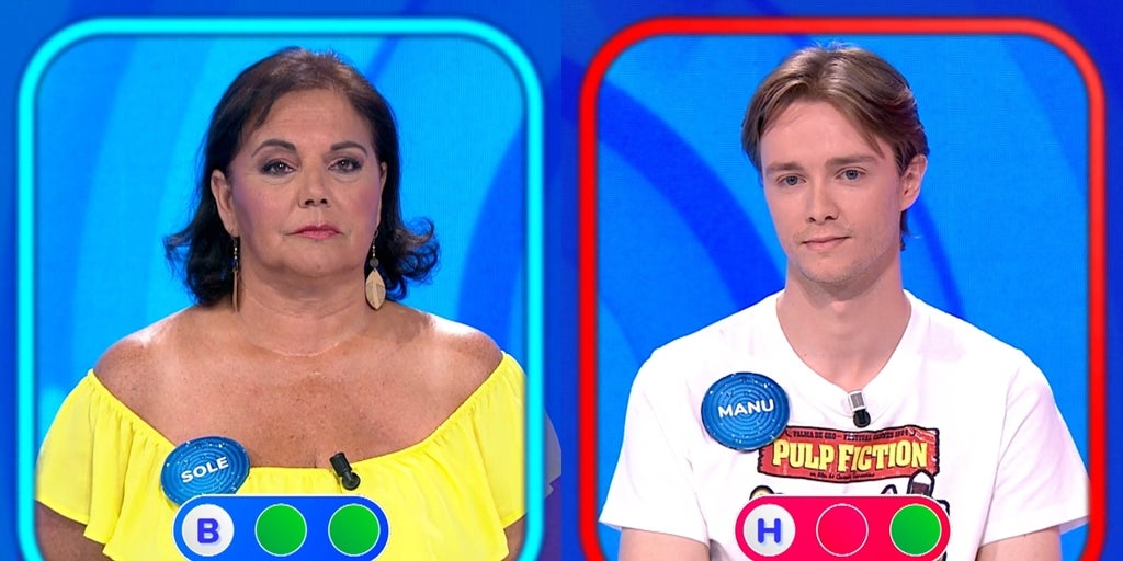 Un nuevo candidato pone al borde a Manu, que está a punto de quedar eliminado en ‘Pasapalabra’ Un nuevo candidato pone al borde a Manu, que está a punto de quedar eliminado en ‘Pasapalabra’