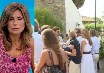 Detienen a las cámaras de 'Espejo Público' en el funeral de Caritina Goyanes: «Nos piden que ...»