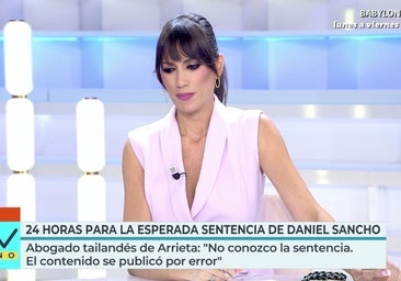 Patricia Pardo no da crédito a la excusa del abogado de la familia Arrieta por su grave filtración: «¡Clama al cielo!»