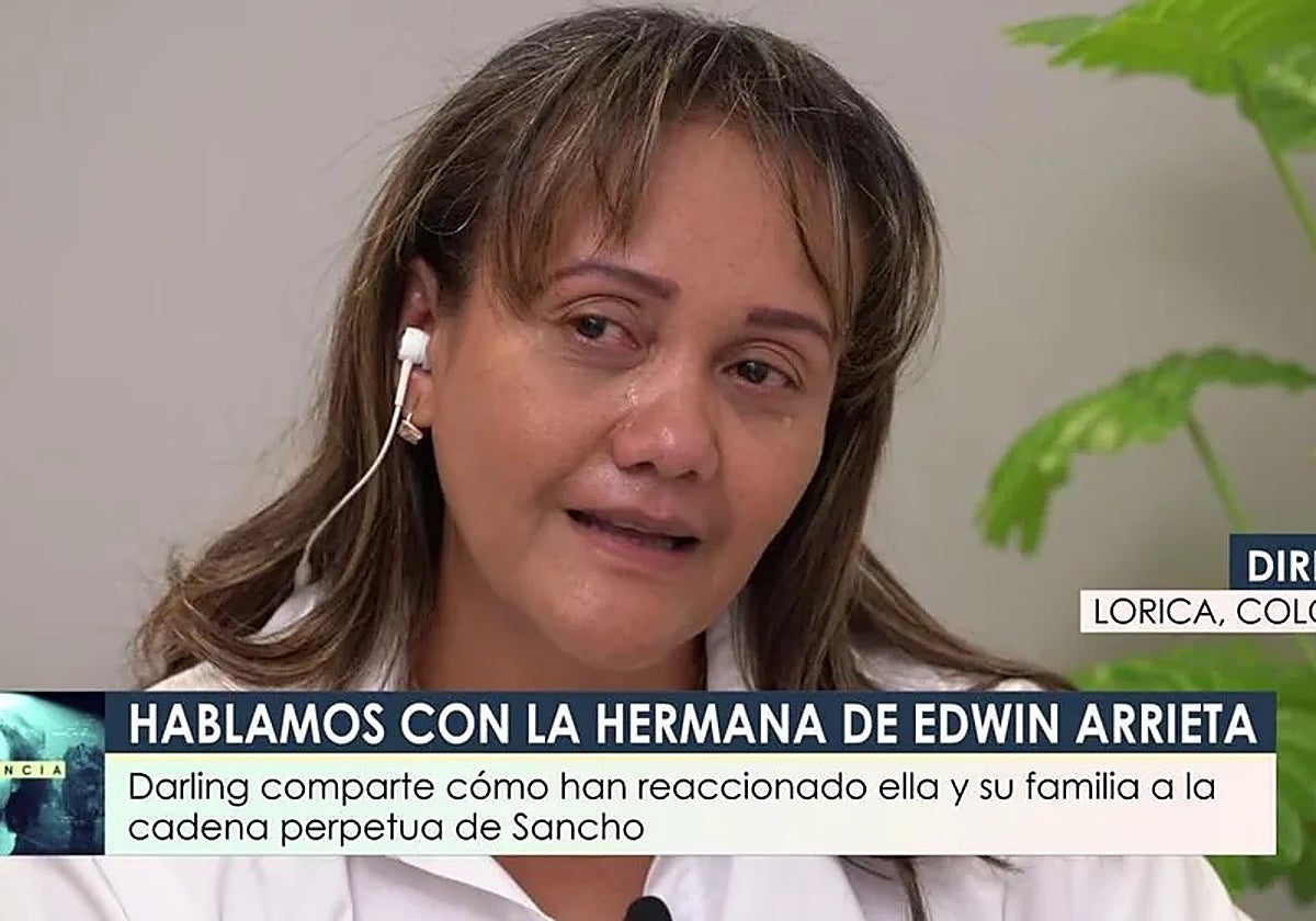 Darling Arrieta, hermana de Edwin Arrieta