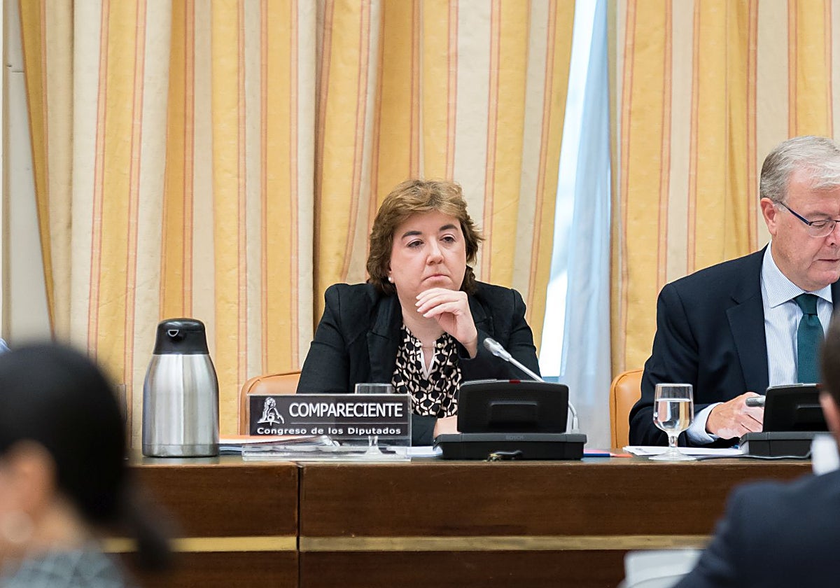Concepción Cascajosa, durante su intervención