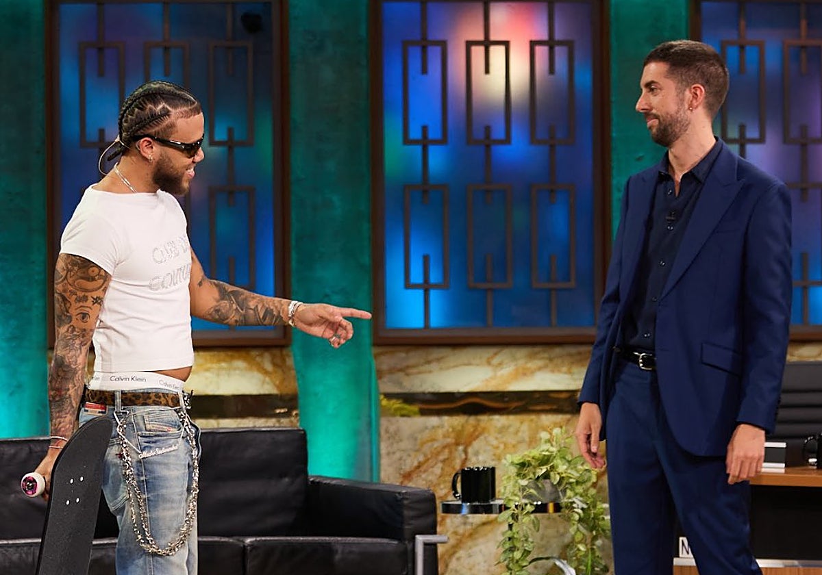 Jhayco en 'La revuelta' junto a David Broncano