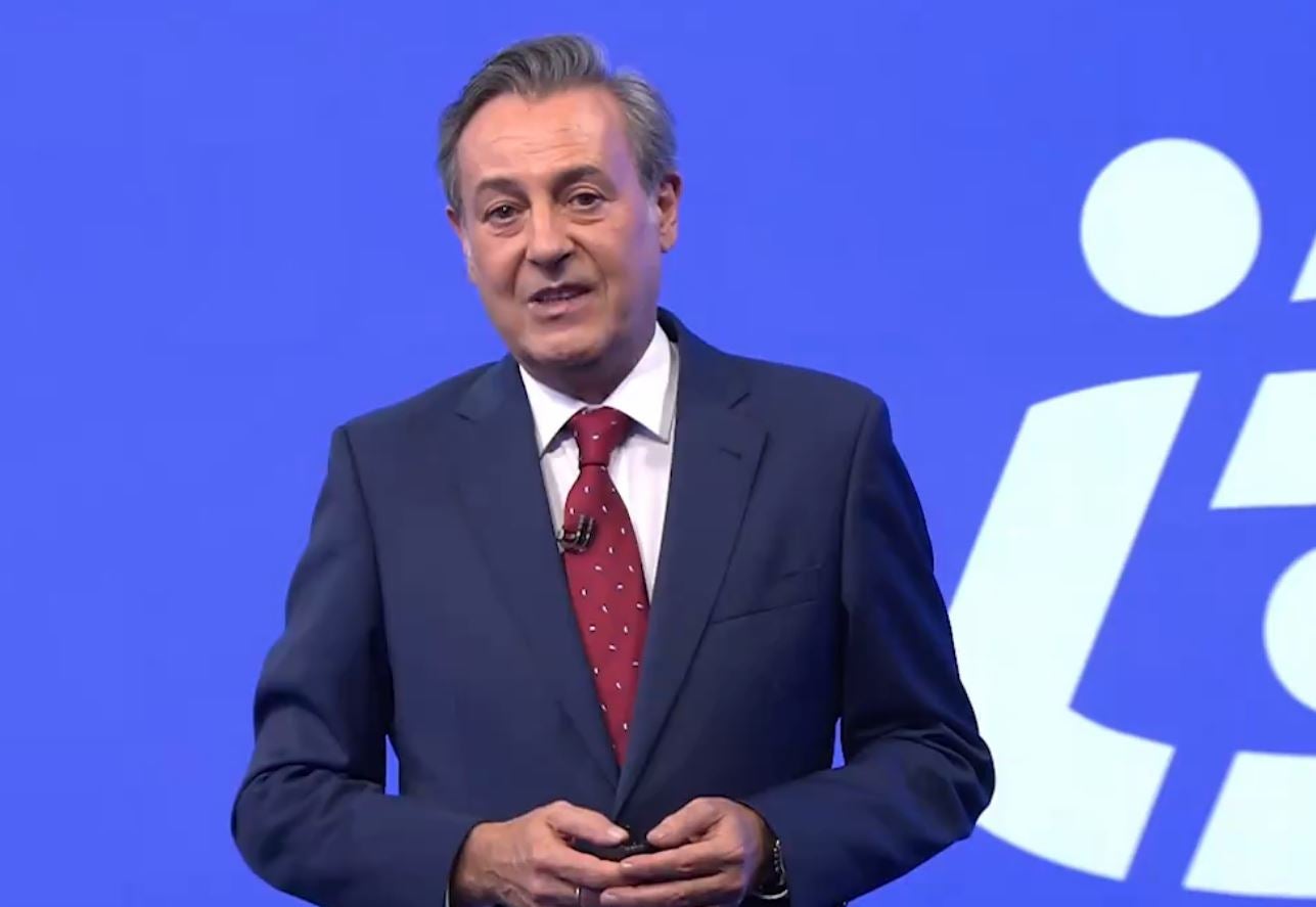 José Rigaborda en su despedida de Informativos Telecinco