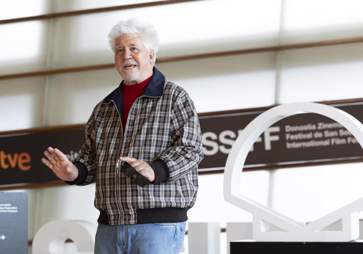 Pedro Almodóvar, en el Festival de San Sebastián