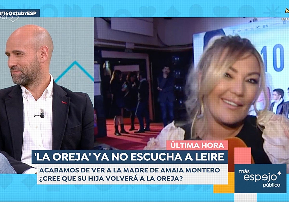 Gonzalo Miró ha tenido que hacer frente a una cascada de preguntas sobre Amaia Montero y 'La Oreja de Van Gogh' en 'Espejo Público'