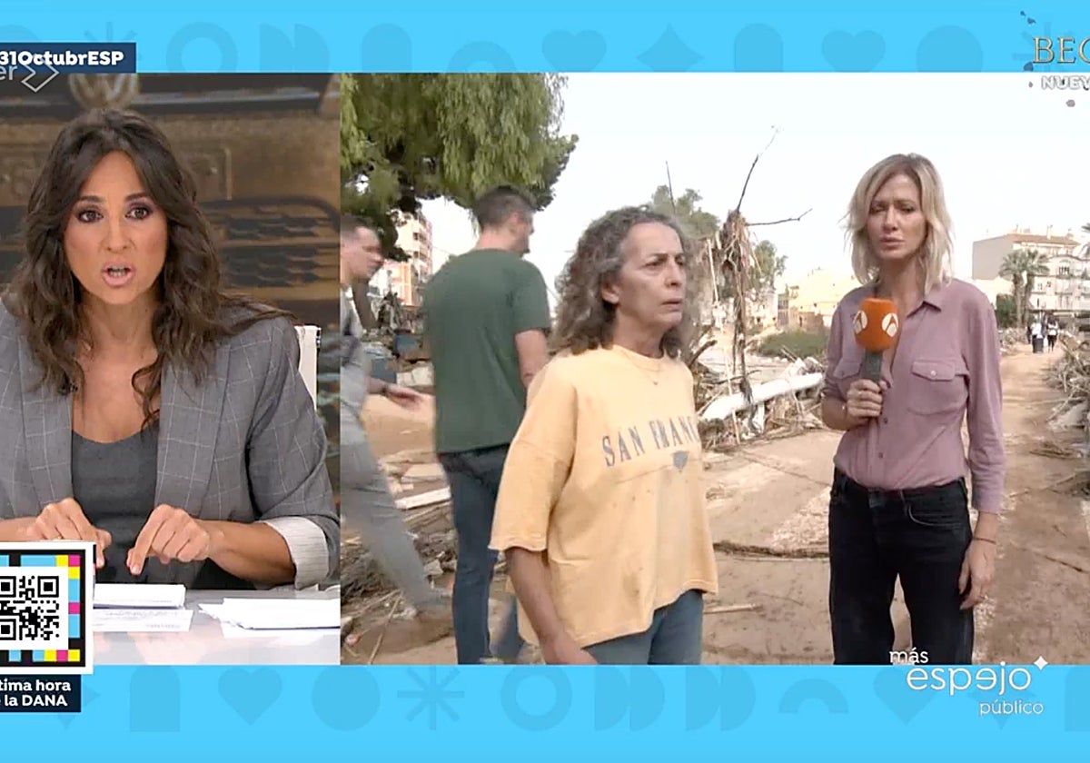 Susanna Griso, presentadora de 'Espejo Público', ha lanzado un importante mensaje desde uno de los puntos afectados por la DANA.