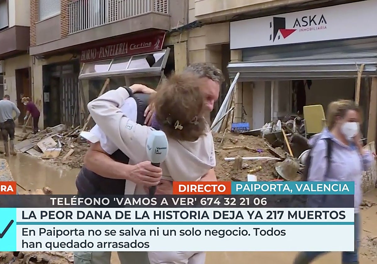 Joaquín Prat y Ana Rosa Quintana se han encontrado en directo ante las cámaras de 'Vamos a ver'.