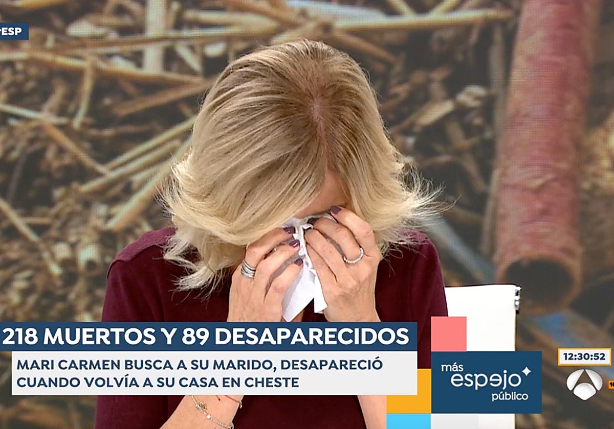 Susanna Griso no ha podido aguantar las lágrimas en 'Espejo Público'.