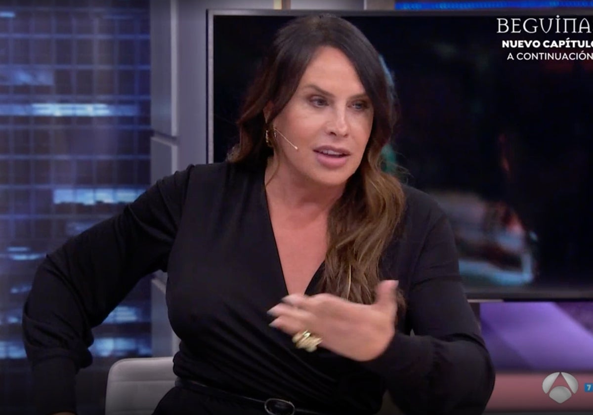 La actriz Karla Sofía Gascón en su debut en 'El Hormiguero