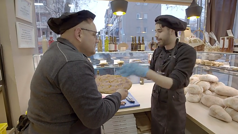 Raúl durante las grabaciones de 'El jefe infiltrado'