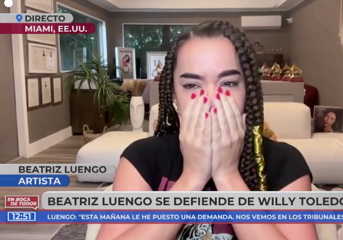 Beatriz Luengo ha anunciado medidas legales contra Willy Toledo en 'En boca de todos'.