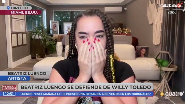 Beatriz Luengo denuncia amenazas de Willy Toledo tras llevarlo a los tribunales: «Va a agredirme»