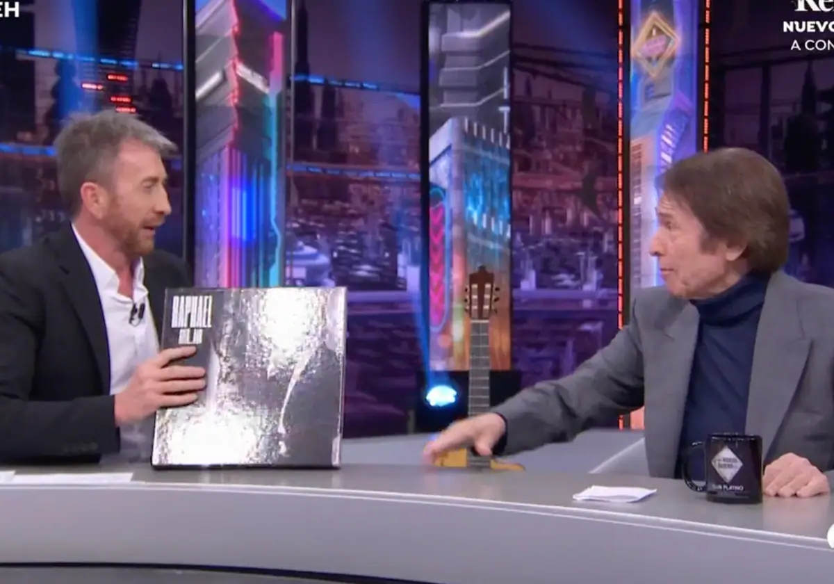 Raphael en la última semana de 'El Hormiguero' antes de las vacaciones navideñas