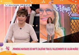 Las primeras navidades de Mayte Zaldívar sin Julián Muñoz: «Nos sentamos a la mesa con sus cenizas y le puse un gorro de Papá Noel…»