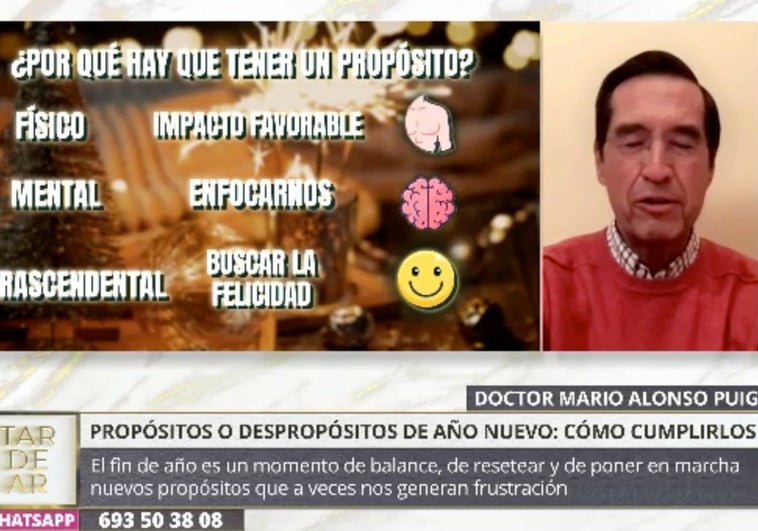 Mario Alonso Puig da las claves sobre el porqué son importantes los propósitos de año nuevo: «Fomentan la…»
