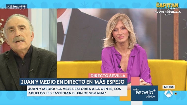 El inesperado y personal llamamiento en directo de Juan y Medio a Susanna Griso: «¡Háblales de mí!»