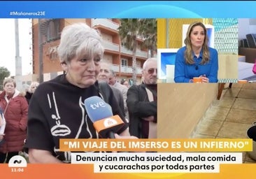 El viaje del Imserso al «infierno» de unos jubilados: cucarachas, suciedad y una comida «incomestible»