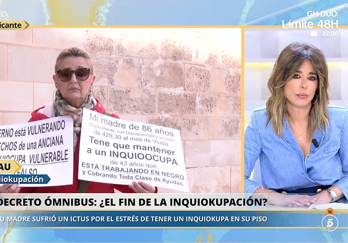 Ana Terradillos, presentadora de 'La mirada crítica', se ha emocionado con el sobrecogedor relato de su invitada.