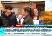 Un joven habla alto y claro y dice esto en directo tras una oleada de delincuencia en un municipio de Cataluña: «No sé si se puede decir…»