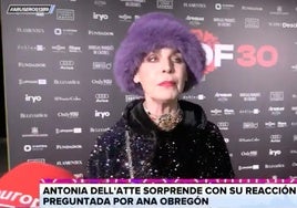 Antonia Dell'Atte entra en la polémica de Ana Obregón y no puede decir más con menos: «La gente es cruel y...»