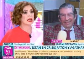 La crisis en directo entre Ágatha Ruiz de la Prada y su pareja: «¡Yo no obedezco instrucciones de nadie!»