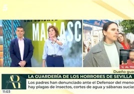 Ana Rosa Quintana 'calla la boca' al propietario de la guardería de los horrores de Sevilla: «Ya está dicho todo»