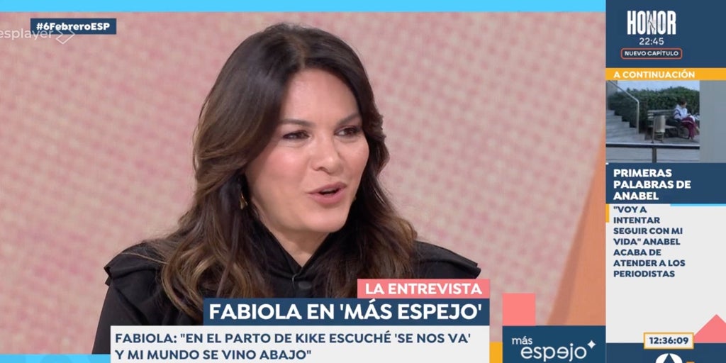 Fabiola Martínez se sincera como nunca sobre sus abusos sexuales: «Al principio no es vergüenza, es miedo»