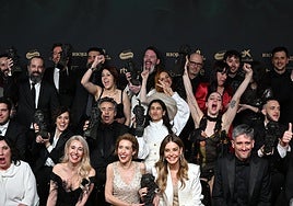 Los Premios Goya registran un share del 24,4%, la mejor cuota desde 2020 y nueve décimas más que en 2024