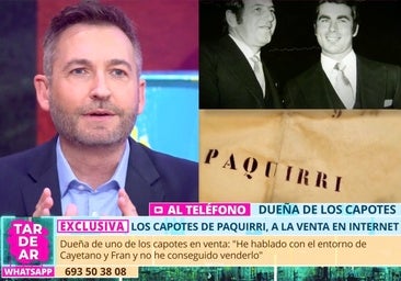 Los capotes de Paquirri, ofertados en internet por 5.000 euros: «¡Sabemos quién los está vendiendo!»