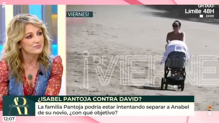 Anabel Pantoja, entre la espada y la pared por su novio: «Está en medio de presiones que no la pillan en el mejor momento»