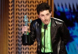 'Cónclave' y Timothée Chalamet, grandes triunfadores de los premios del Sindicato de Actores