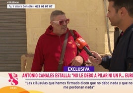 La agresiva réplica de Antonio Canales a su ex arrendadora: «No le debo ni un p… euro»